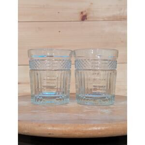 Vintage Libbey Radiant Double Old Fashioned Glasses – Set of 2 - Mid Century